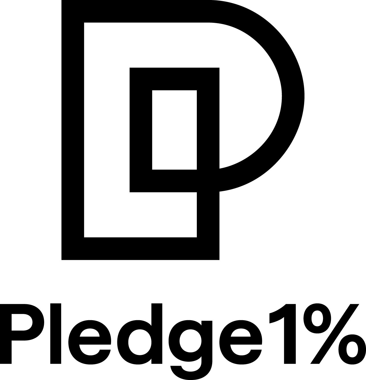 Pledge1_Logo_Stacked_Black